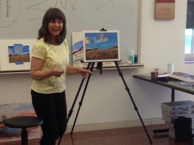 Lindy Severns Pastel Painting Workshops are relaxed, informal and information-rich